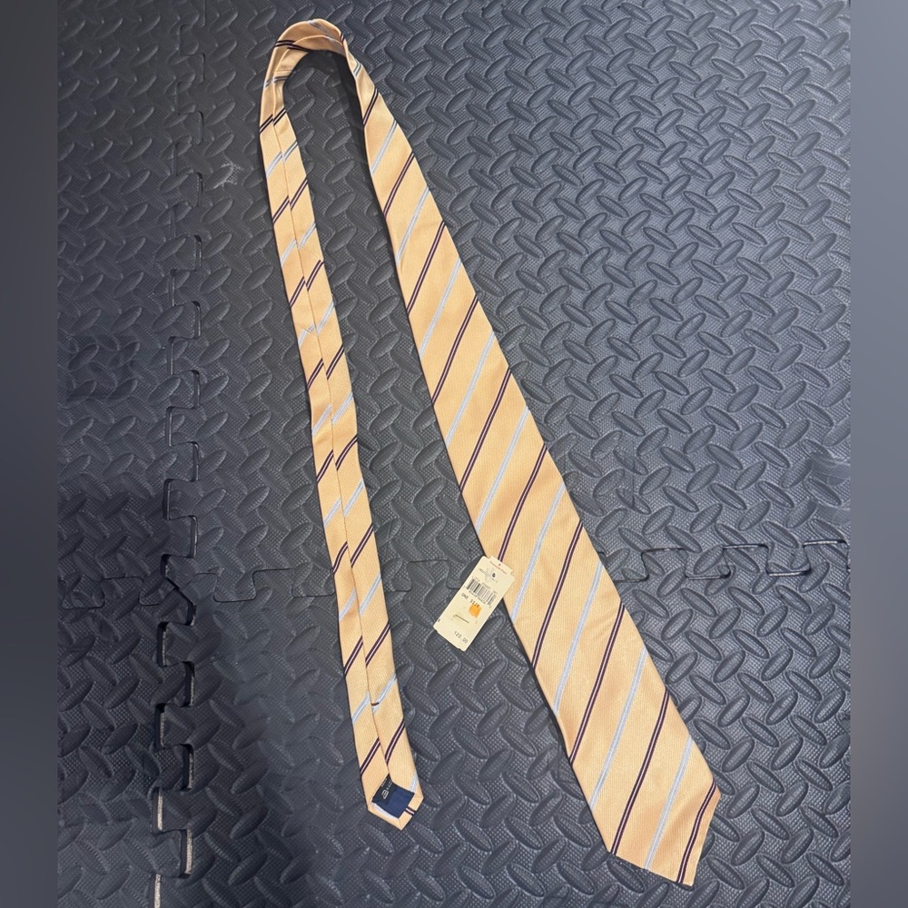 NWT Ermenegildo Zegna Yellow Men’s Tie